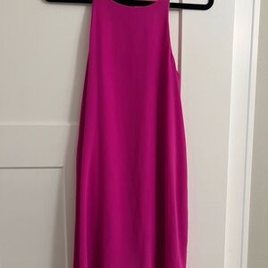 Hot Pink Sleeveless Dress